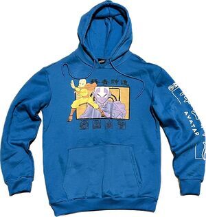Avatar The Last Airbender Hoodie Sweatshirt Mens Sz M Blue BRAND NEW NO TAGS